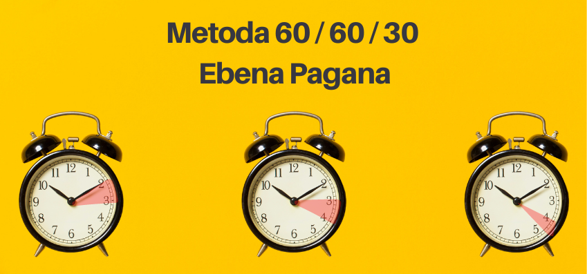 Metoda 60 / 60 / 30 od Ebena Pagana